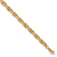 Leslie's 14K Yellow Gold Polished and Textured Fancy Link Bracelet 7.5 Inch 440-02608