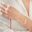 KWIAT 18KT ID Bracelet with Diamond Accents B-MF0116Y-0-DIA-18KY