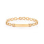 KWIAT 18KT ID Bracelet with Diamond Accents B-MF0116Y-0-DIA-18KY
