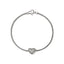 John Hardy Essential Heart Bracelet, Sterling Silver, Diamonds, 1.8MM BUP989642DI