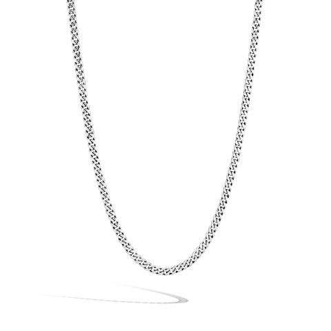 John Hardy Curb Chain Necklace, Sterling Silver, 3.9MM NM900345