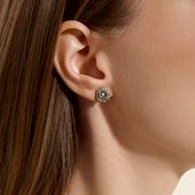 John Hardy Wildflower Stud Earrings, Sterling Silver Billie Eilish and FINNEAS Collaboration EBP430562LGDN