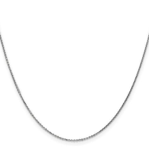 14KT Gold Diamond-Cut Cable Pendant Chain PEN-144