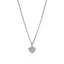 John Hardy Essential Heart Pendant Necklace, Sterling Silver, Diamonds, 1.5MM NBP989732DI