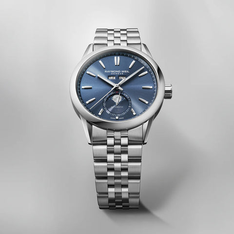 Raymond Weil Freelancer Complete Calendar 40 mm, blue dial 2766-ST-50001
