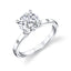 Sylvie Iconelle Flush Set Round Engagement Ring - Sedona S5030