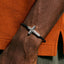 John Hardy Icon 50 Bracelet, Sterling Silver, Leather, 3MM BU97219BL