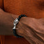 John Hardy Legends Eagle Bracelet, Sterling Silver, Black Onyx, 8MM BUS603851BONYS