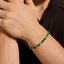 John Hardy Heishi Bracelet, Hardstones, Emeralds, Sterling Silver BUS900698MHQZATR