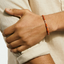 John Hardy Heishi Bracelet, Sterling Silver, Orange Oyster Shell BUS290071OROYS
