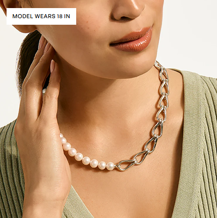 John Hardy Surf Necklace, Sterling Silver, Pearls NB895141