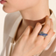 John Hardy JH Essential Pavé Crossover Ring, Sterling Silver, Gemstones