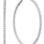Large Inside/Out Diamond Hoop Earrings