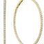 Large Inside/Out Diamond Hoop Earrings