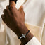 John Hardy Icon 50 Cross Bracelet, Sterling Silver, Black Onyx, 4MM BUS972181BON