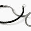 John Hardy Double Wrap, Silver, Leather, 4.5MM BU901254BL