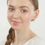 MIDAS Mini Pentagon Shaped Hoop Earrings TM022656