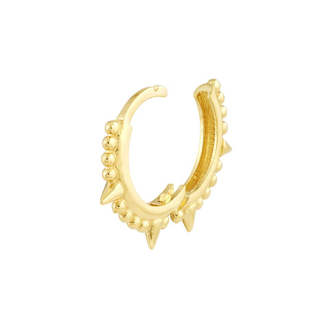 MIDAS Bead N Spike Hoop Earrings TM023231