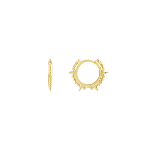 MIDAS Bead N Spike Hoop Earrings TM023231