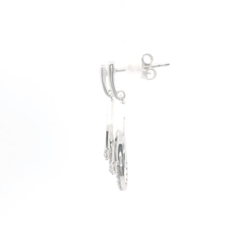 Gold & Natural Diamond Fashion Dangle Earrings