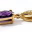 14KT YELLOW GOLD AMETHYST PENDANT 230-02443