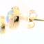 14KT YELLOW GOLD BEZEL-SET OPAL EARRINGS 210-03274