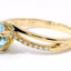 14KT YELLOW GOLD AQUAMARINE RING 200-04244