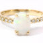 14KT YELLOW GOLD OPAL RING 200-04245
