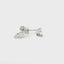 14K White Gold Marquise Diamond Stud Earrings