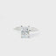 14KT WHITE GOLD HIDDEN HALO SOLITAIRE RING FOR  1.5CT EMERALD CUT CENTER STONE 140-08438