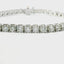 14KT WHITE GOLD 10CTW ROUND DIAMOND TENNIS BRACELET KB34170-10.00CT-VJ