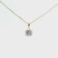14KT YELLOW GOLD DIAMOND SOLITAIRE PENDANT 160-04394