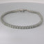 14K White Gold Diamond Line Bracelet