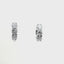14KT WHITE GOLD 1.52CTW ROUND DIAMOND 3-STONE HOOPS KE37040R150-VJ