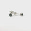 14K White Gold Black Diamond Stud Earrings