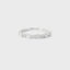 14KT White Gold Pear Shape and Round Diamond Band