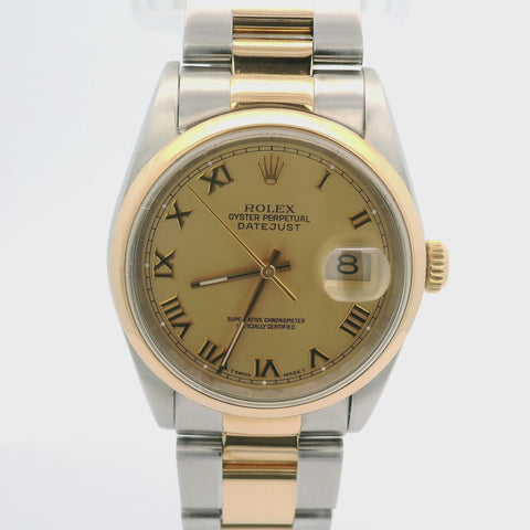 Rolex Datejust Oyster Perpetual 16203 (36mm) Two-Tone