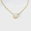 14K Yellow Gold Natural Round Diamond Pendant