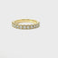 14KT YELLOW GOLD FRENCH SET DIAMOND BAND 110-06482