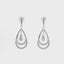 Gold & Natural Diamond Fashion Dangle Earrings