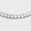 18KT WHITE GOLD OVAL DIAMOND LINE BRACELET 170-01103