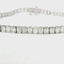 18KT WHITE GOLD 9CTW EMERALD CUT DIAMOND TENNIS BRACELET JOB3430ST-X1-9.00CT-VJ