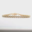 14K Yellow Gold Natural Diamond Tennis Bracelet