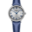 Raymond Weil Toccata Ladies 76 Diamond Blue Satin Quartz Watch 5985-SCS-00653