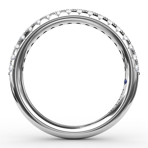 Fana Delicate Pave Diamond Anniversary Band W6102