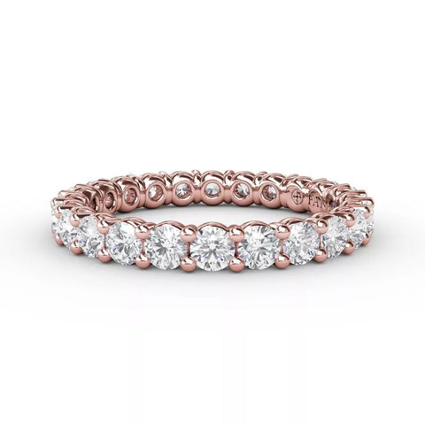 Fana Chunky Shared Prong Eternity Band W6113