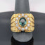 18K Yellow Gold 2.04CT Natural Alexandrite and Diamond Ring