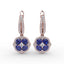 FANA Sapphire and Diamond Cluster Drop Earrings ER1576S