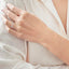 KWIAT Lyric Half Circle Ring with Diamonds R-14575-0-DIA-18KW