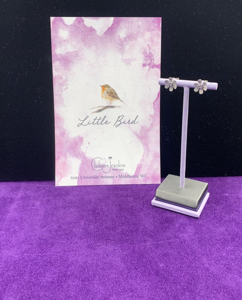 A perfect matching earrings as with a flower pendant necklace! - Chalmers Jewelers